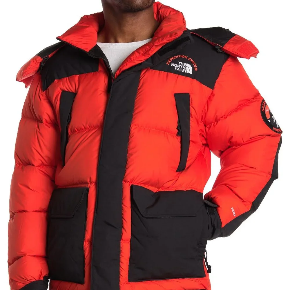 The North Face Men's Orange and Black Jacket - Picture 10 of 15